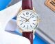 High Quality Replica IWC Pilot's White Dial Rose Gold Bezel Brown Leather Strap Watch (6)_th.jpg
